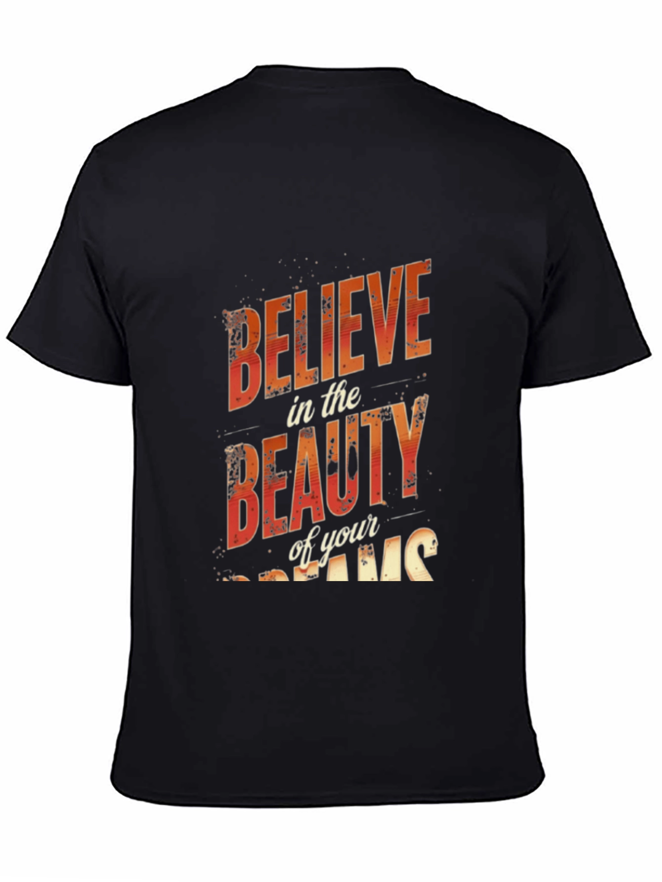 Believe in Beauty Black Graphic Tee