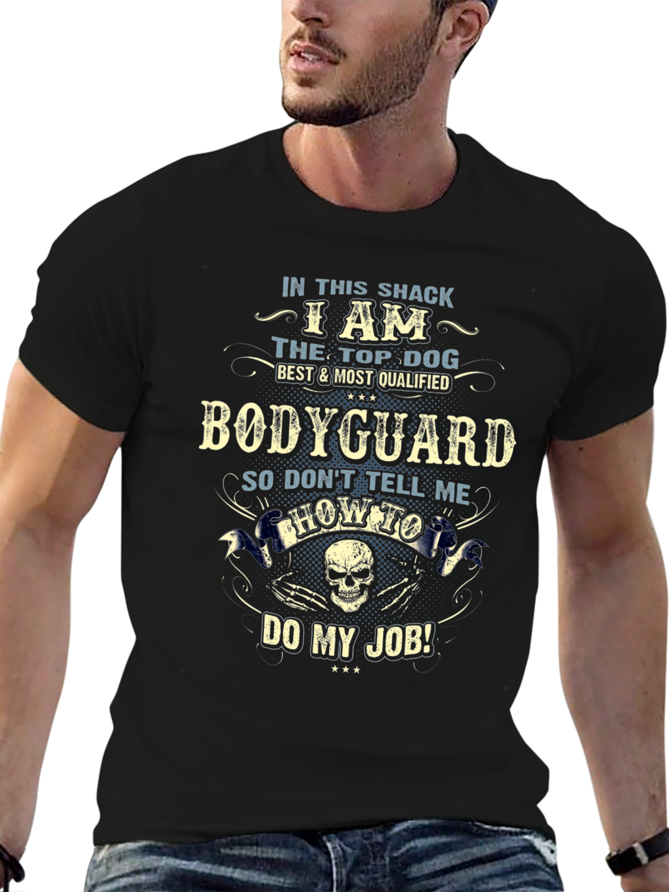 Bodyguard Novelty Graphic T-Shirt
