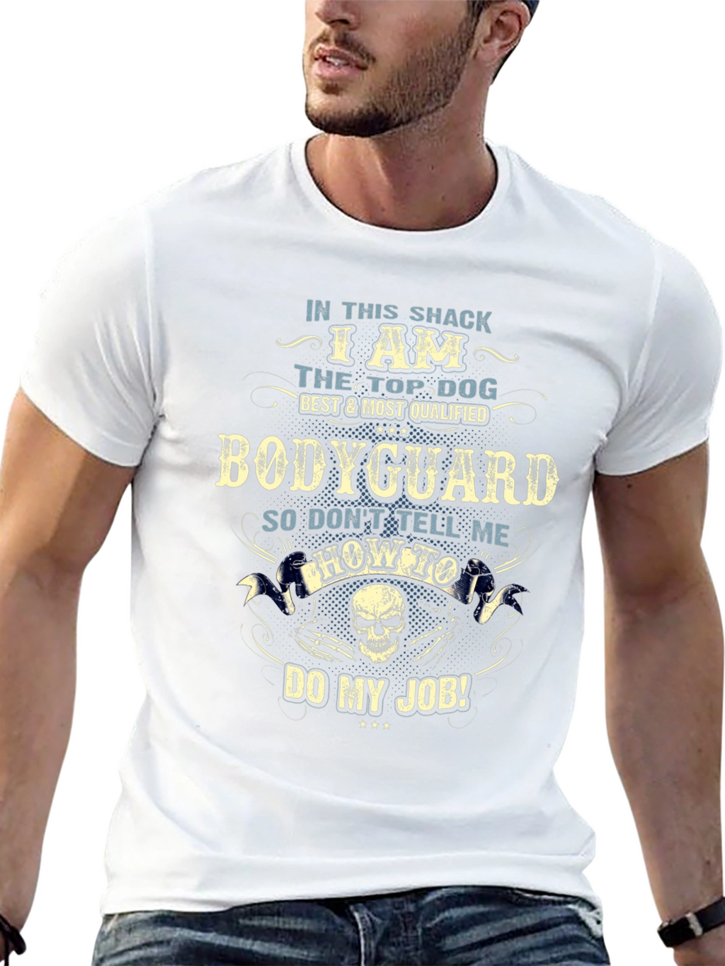 Bodyguard Novelty Graphic T-Shirt