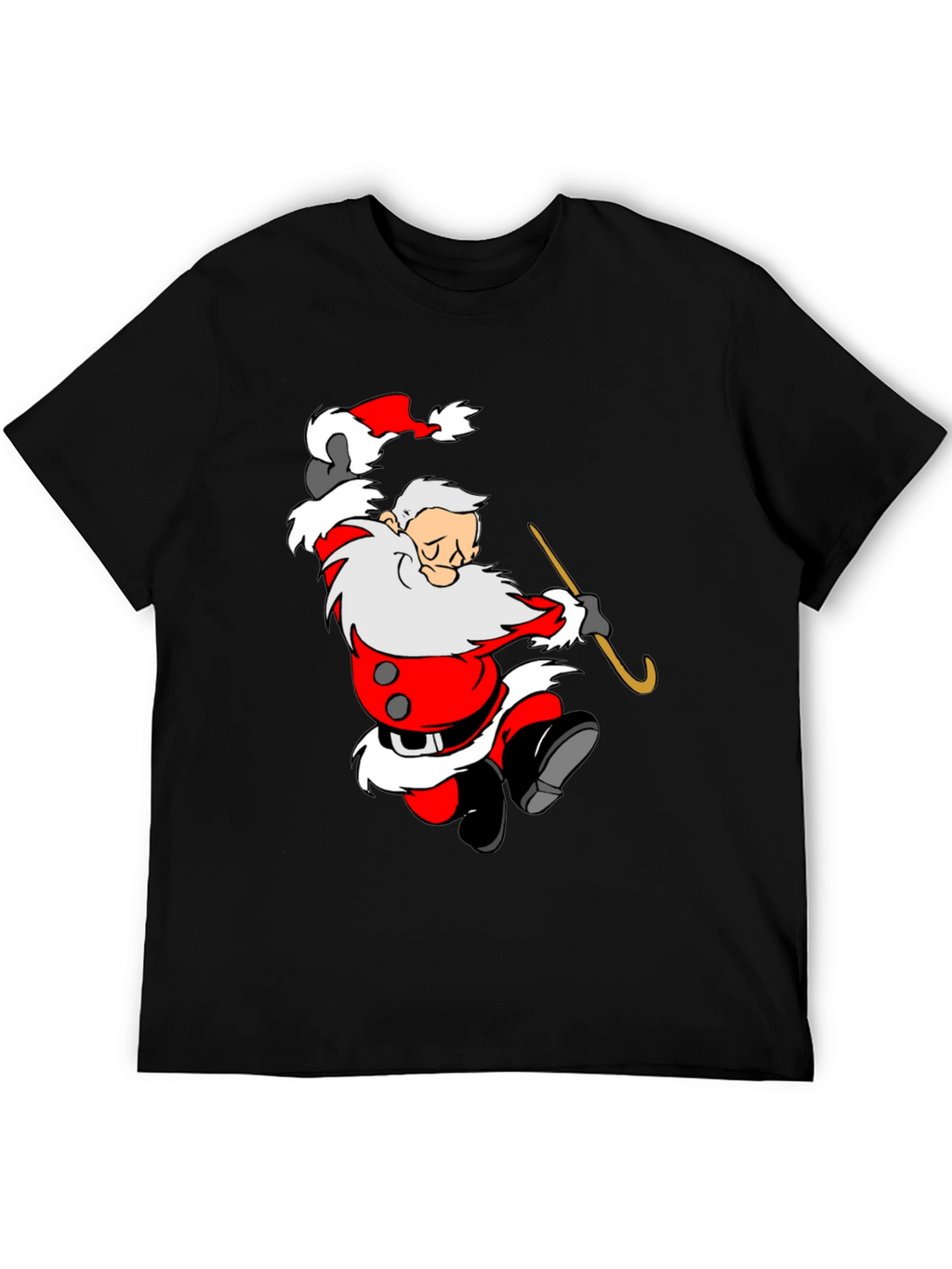 Funny Santa Graphic Tee - Holiday Cheer T-Shirt