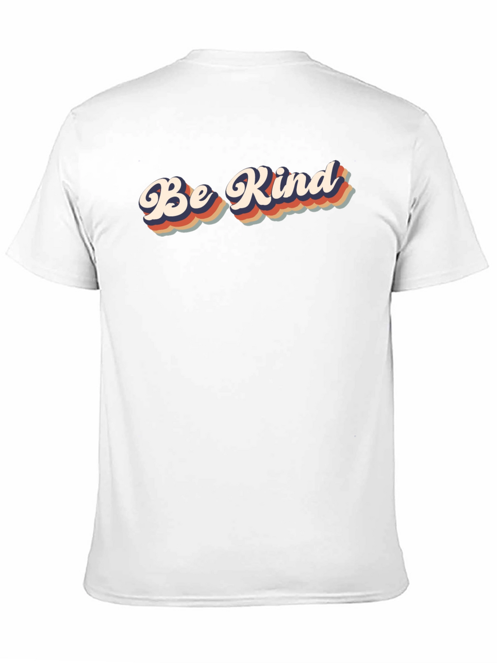 Be Kind Retro Graphic Tee - Soft Black T-Shirt