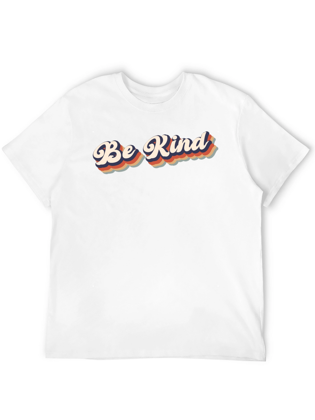 Be Kind Retro Graphic Tee - Soft Black T-Shirt