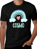 Rainbow Cosmo Heart Graphic Tee