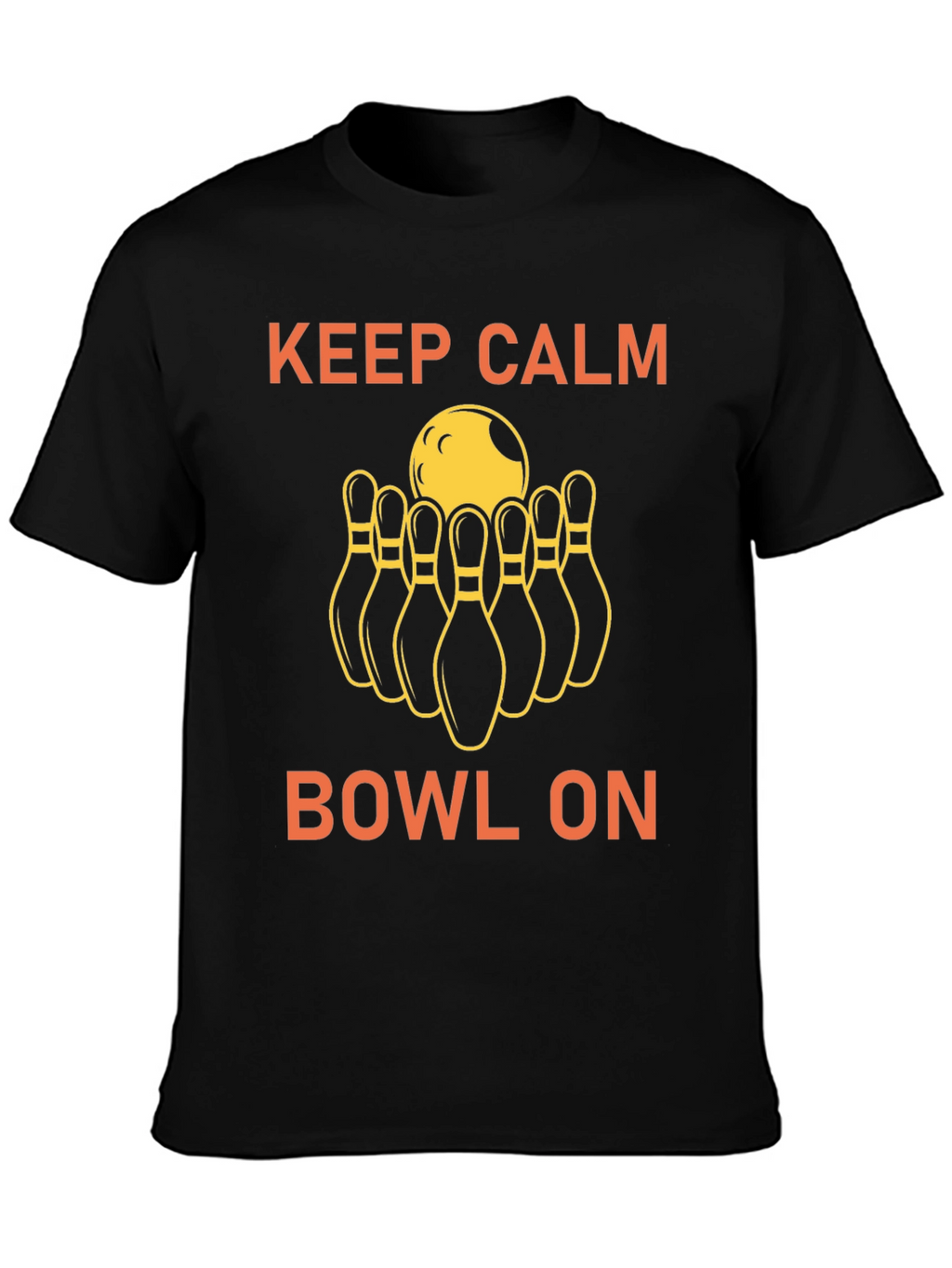 Keep Calm Bowl On Graphic Tee