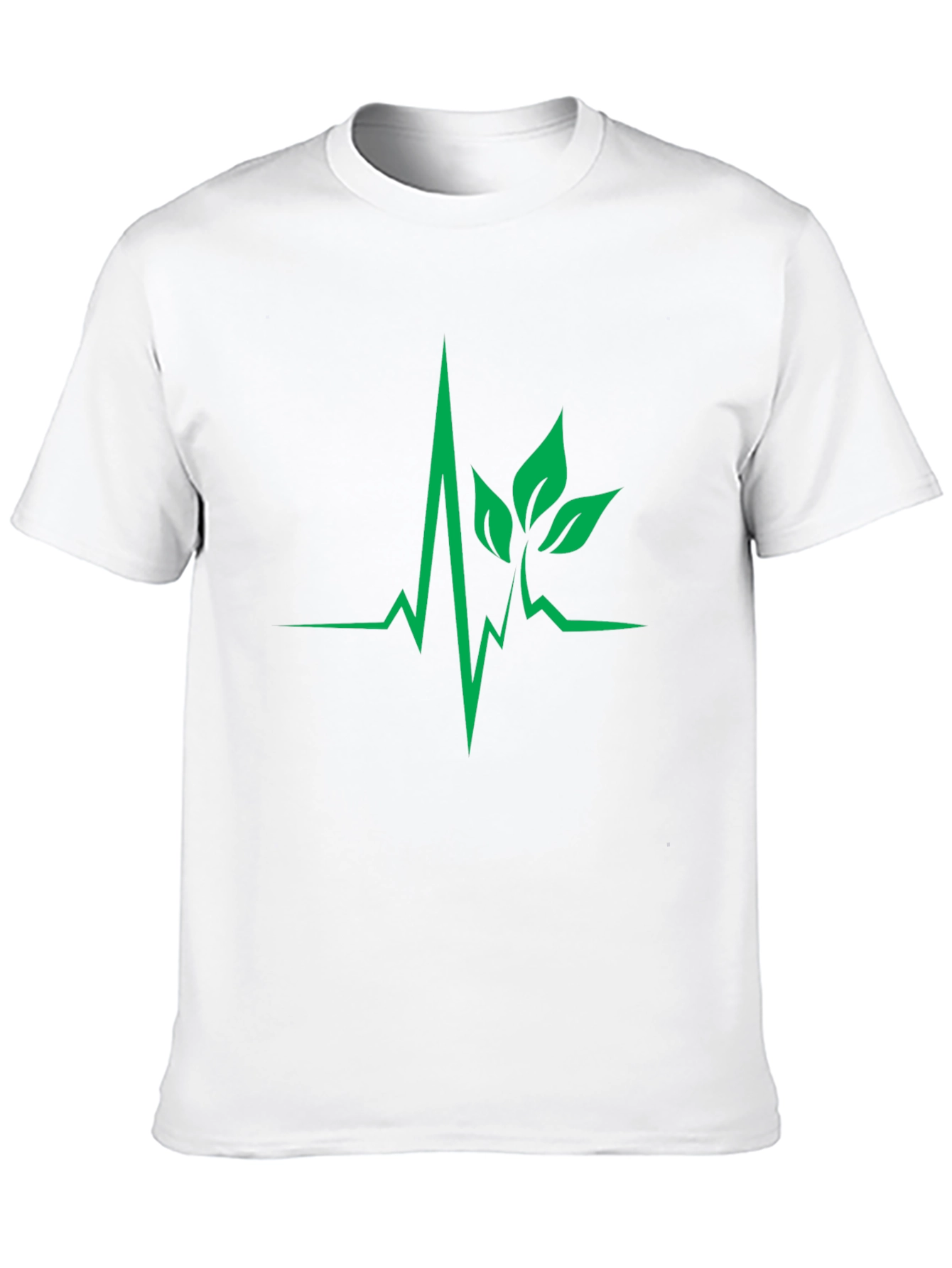 Nature Heartbeat Black T-Shirt
