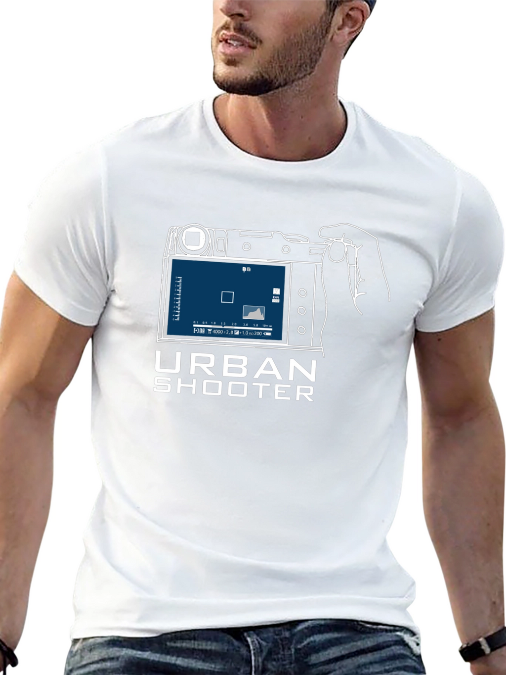 Urban Shooter T-Shirt: Camera Graphic Tee