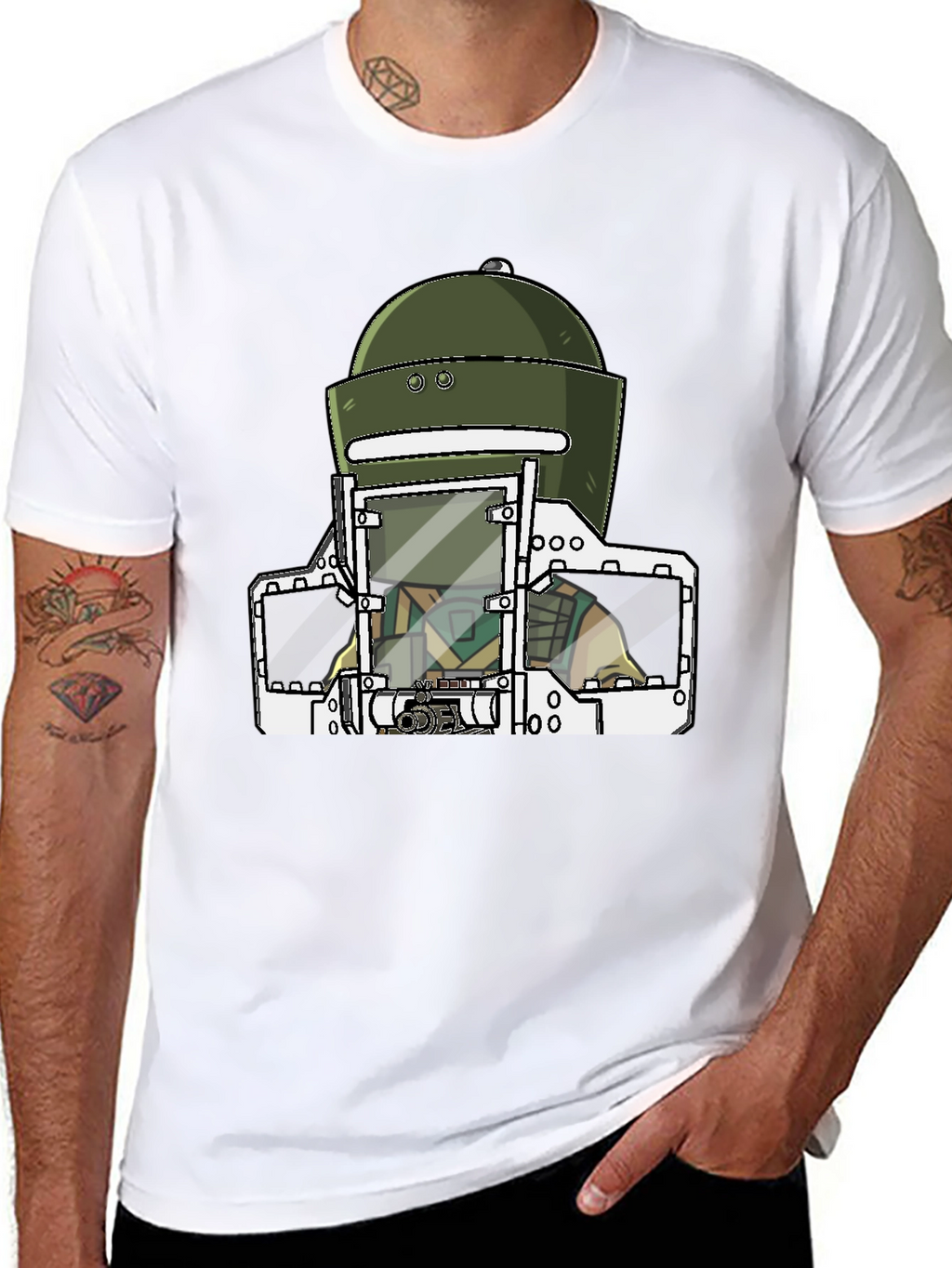 Operator T-Shirt: Heavily Armored Design