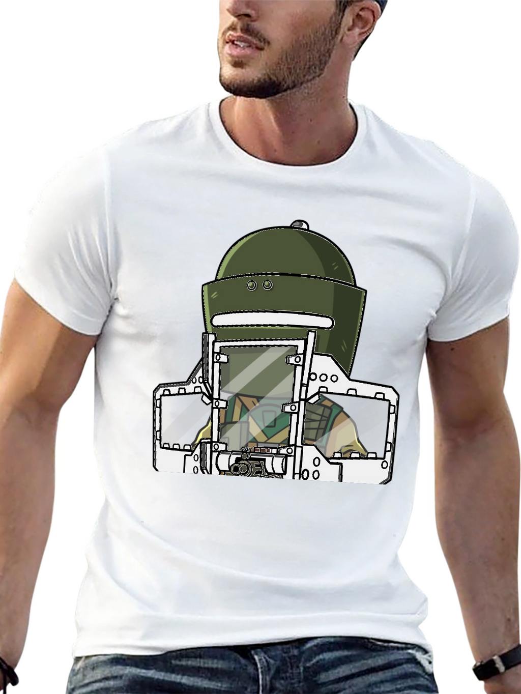 Operator T-Shirt: Heavily Armored Design