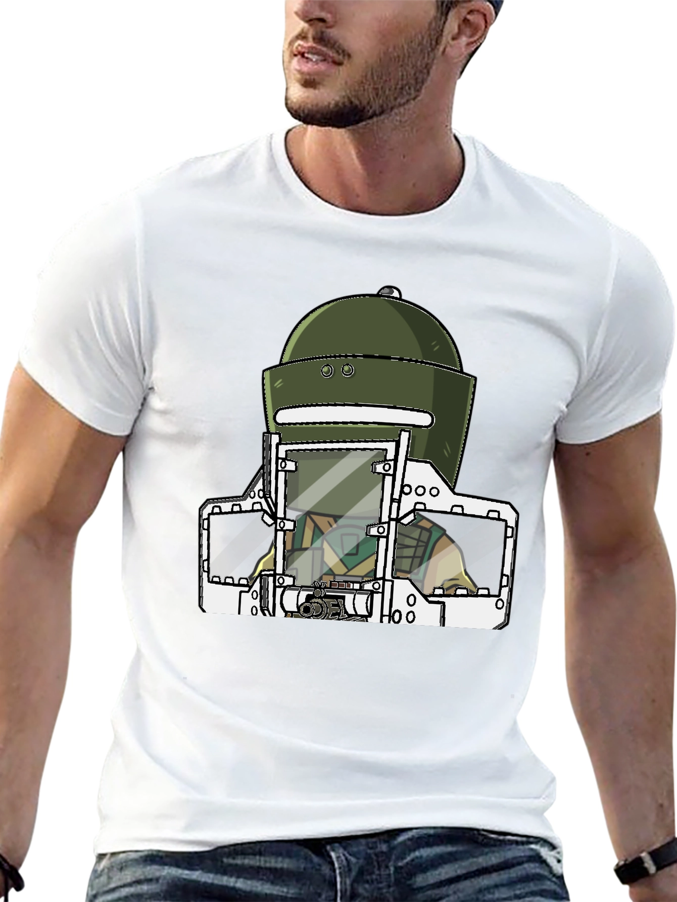 Operator T-Shirt: Heavily Armored Design