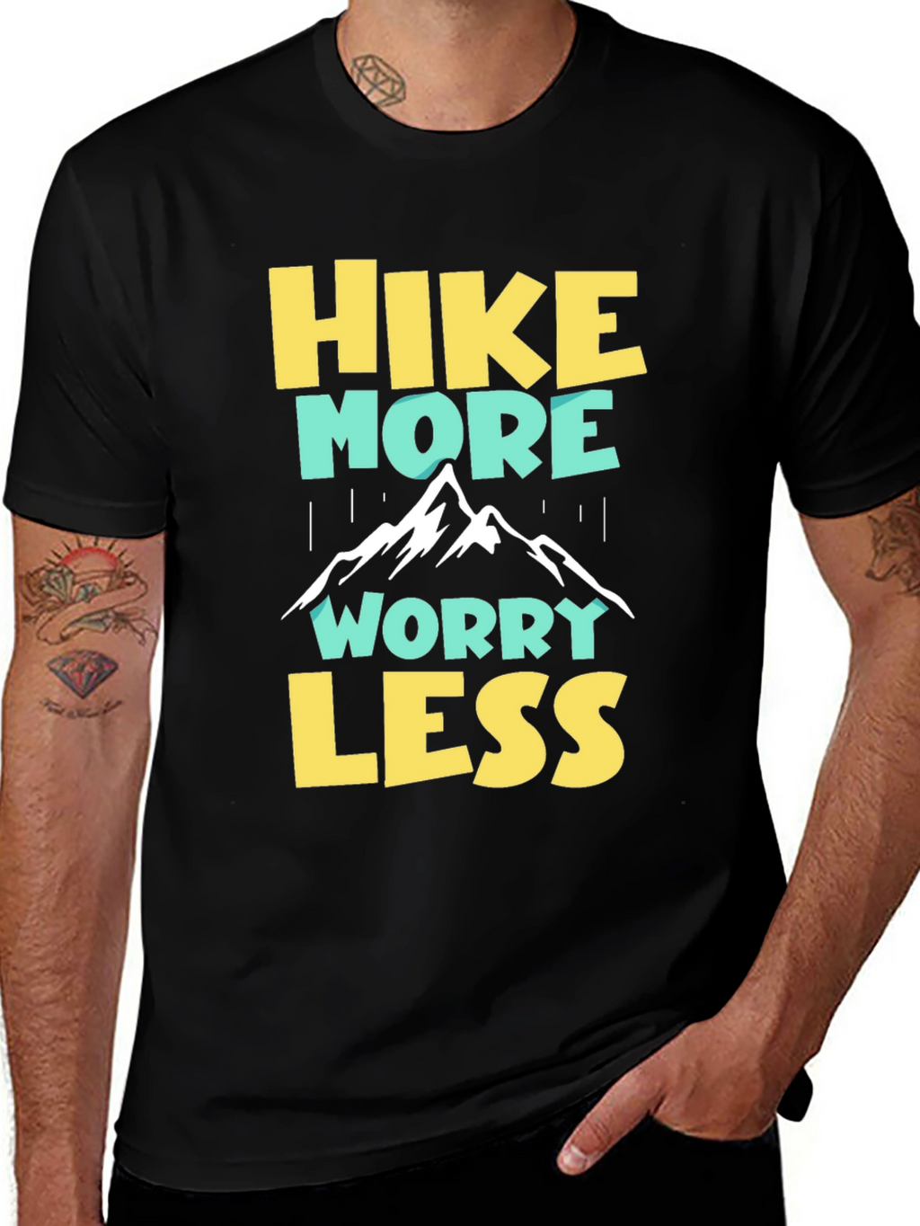 Hike More Worry Less Graphic Tee