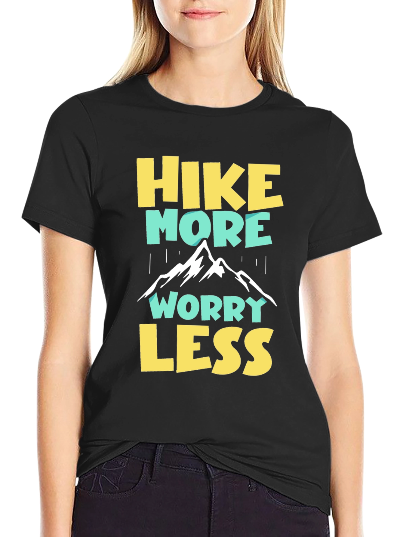Hike More Worry Less Graphic Tee