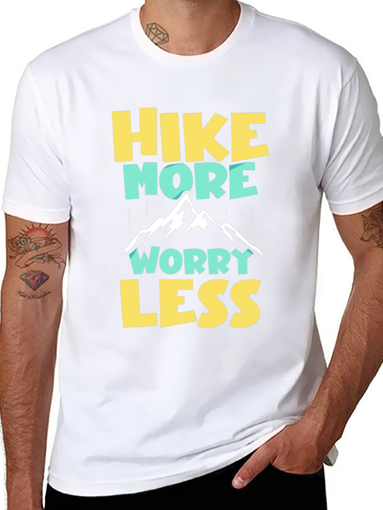 Hike More Worry Less Graphic Tee