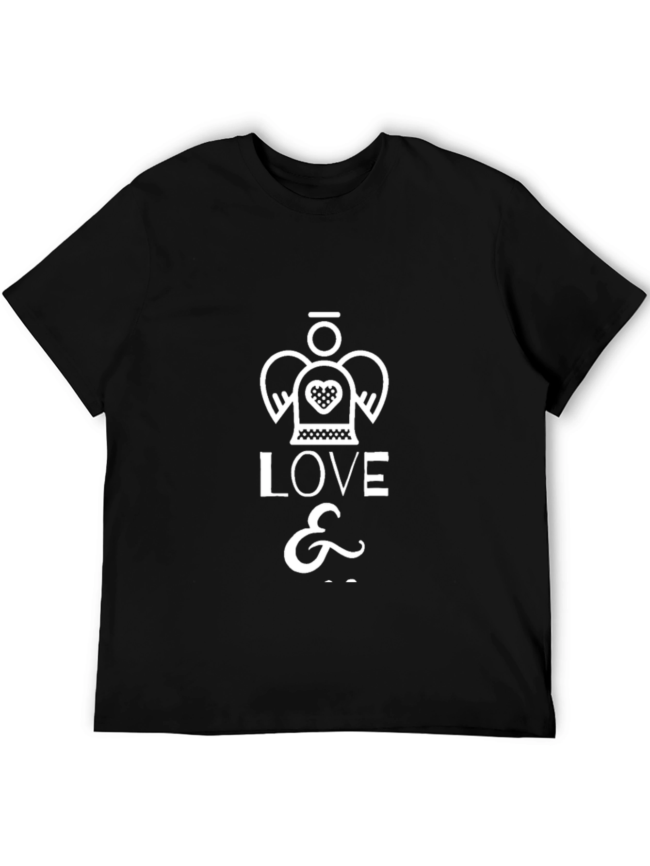 Angel Love Black T-Shirt