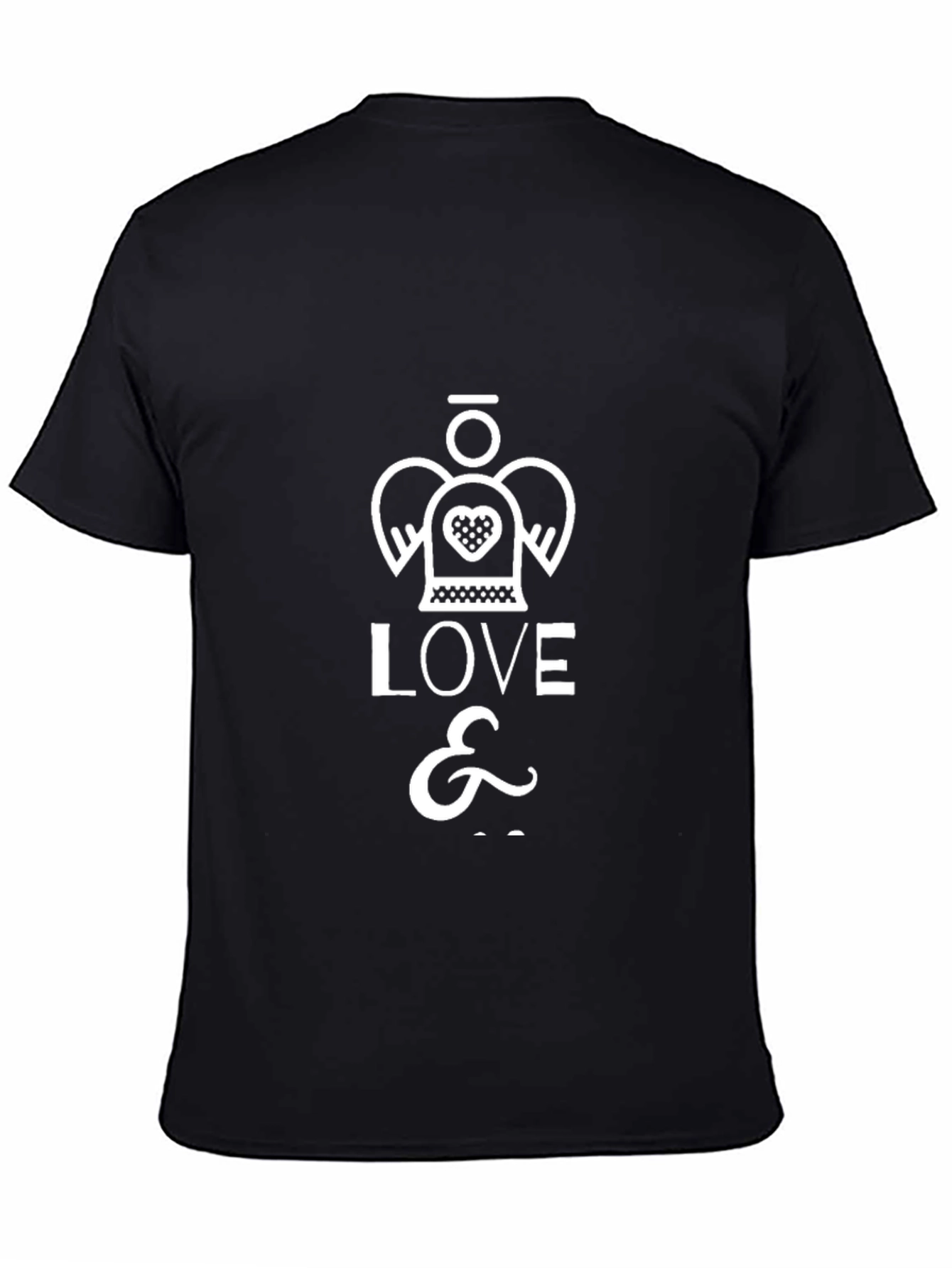 Angel Love Black T-Shirt