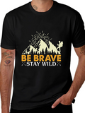 Be Brave Stay Wild Graphic Tee