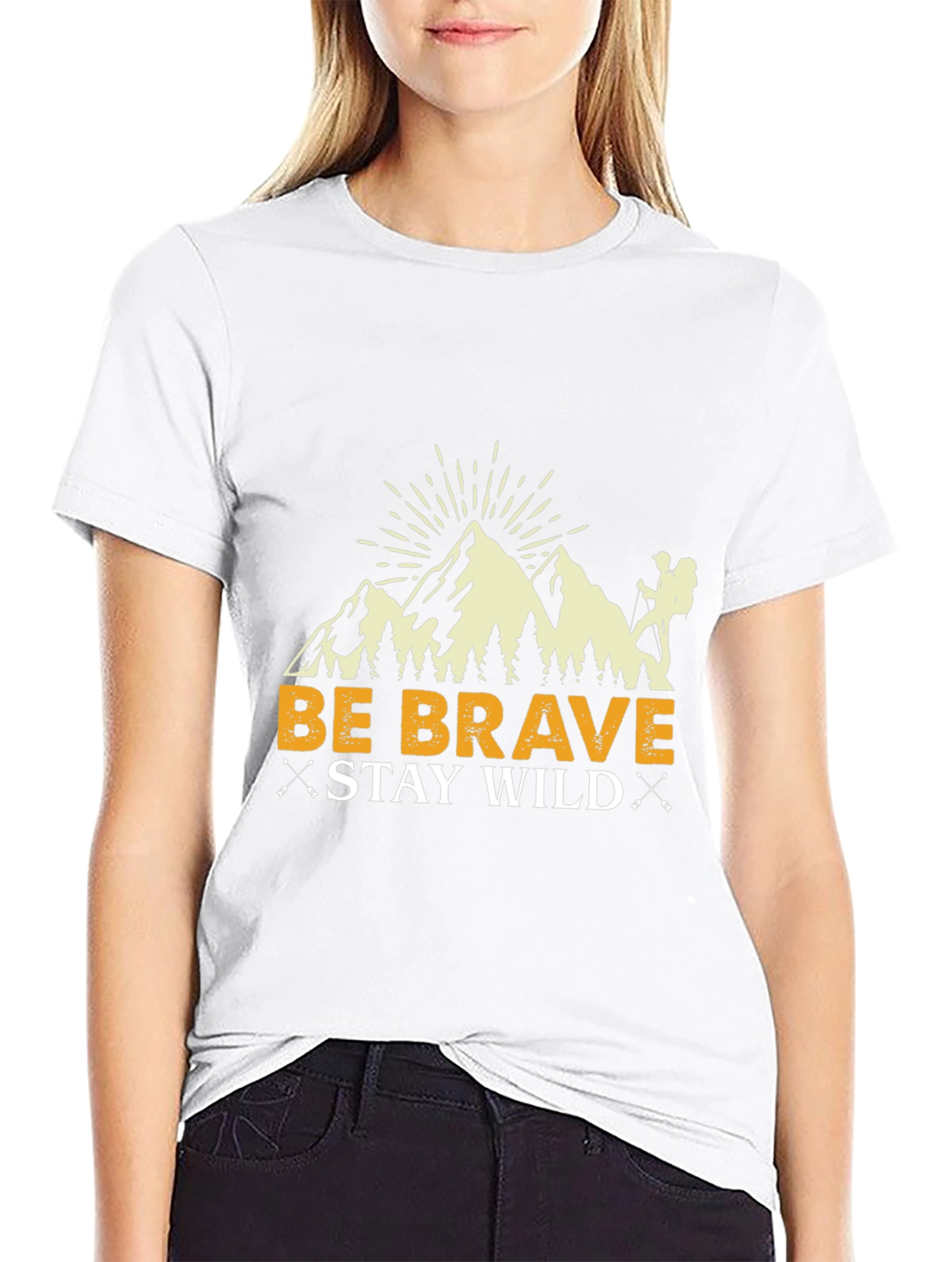 Be Brave Stay Wild Graphic Tee