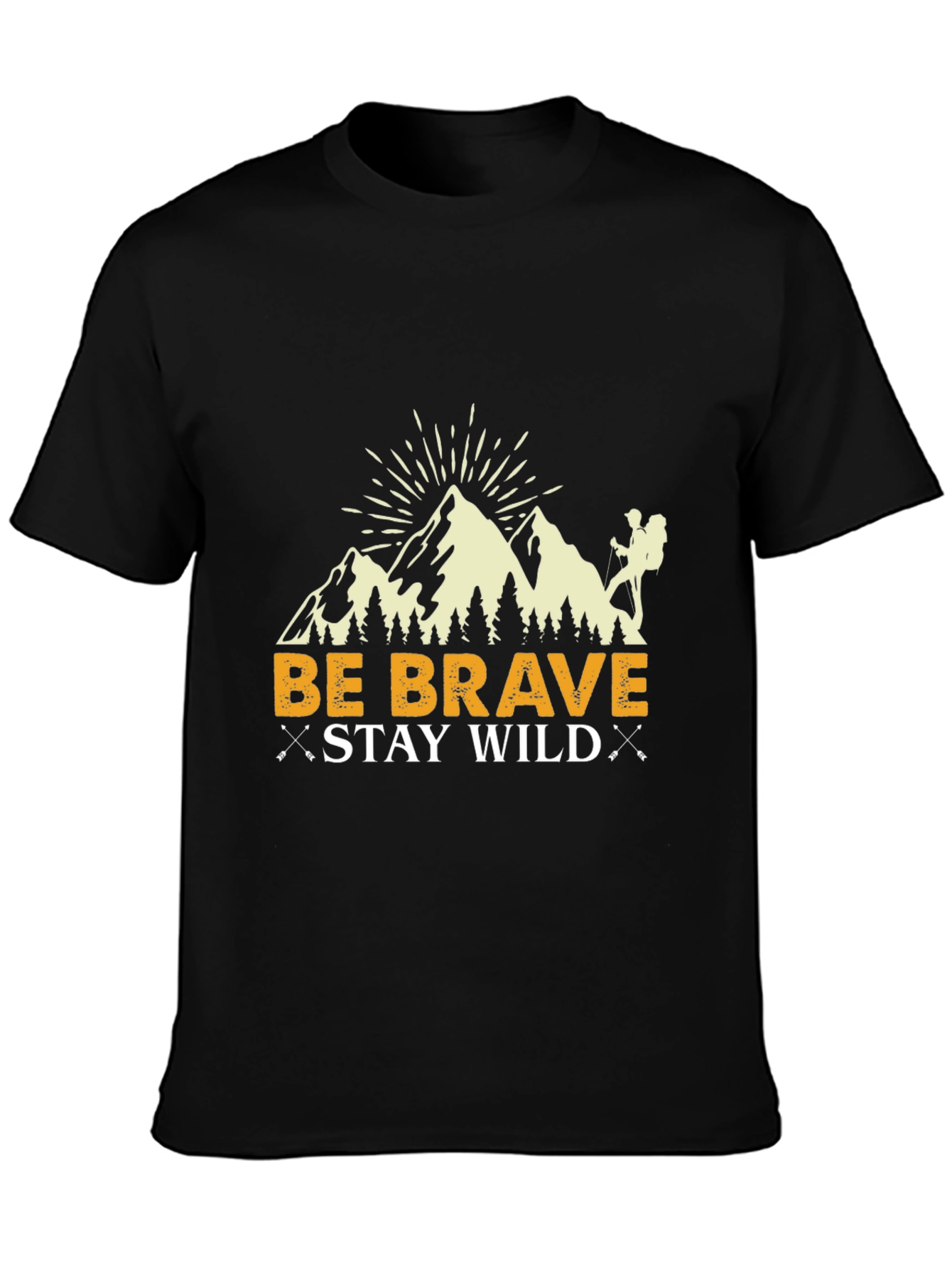 Be Brave Stay Wild Graphic Tee