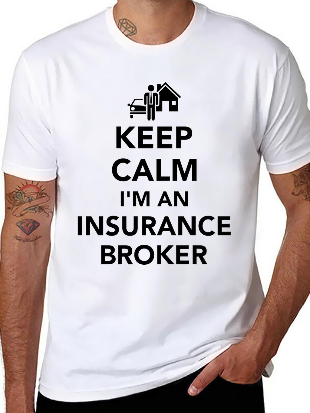 Keep Calm Im an Insurance Broker T-Shirt