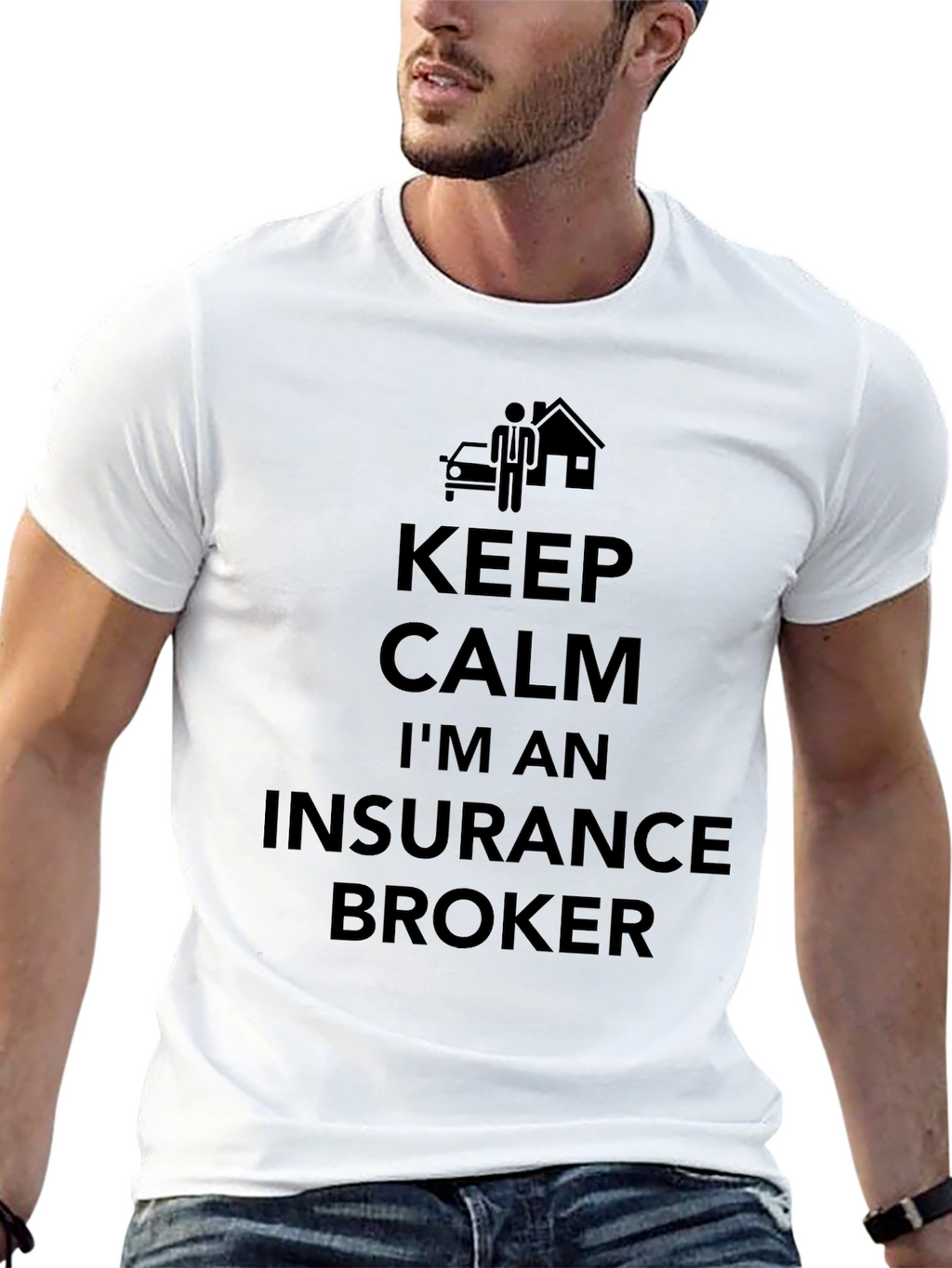 Keep Calm Im an Insurance Broker T-Shirt