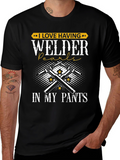 Welder Pearls Graphic T-Shirt - Funny Welding Tee