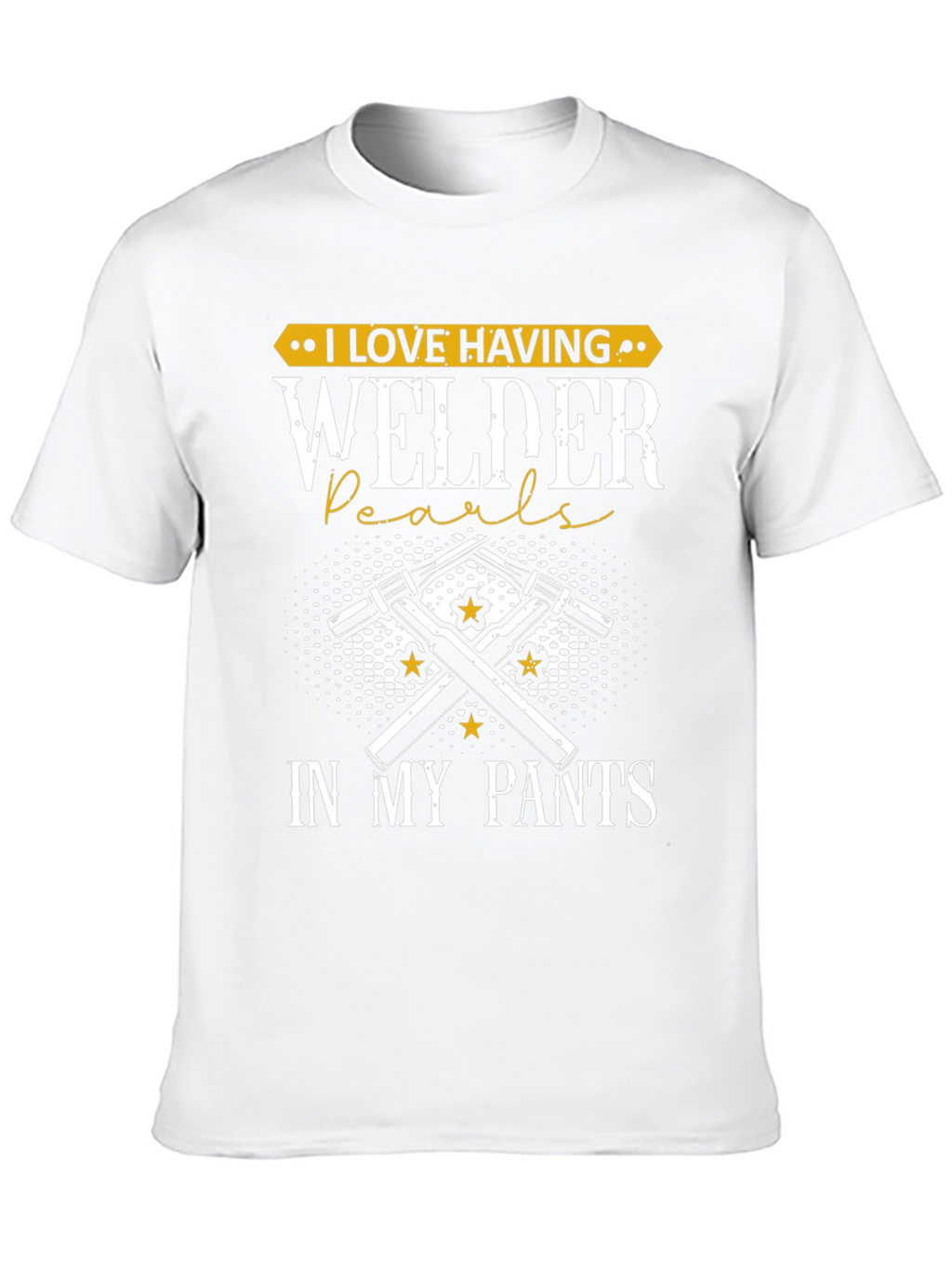 Welder Pearls Graphic T-Shirt - Funny Welding Tee
