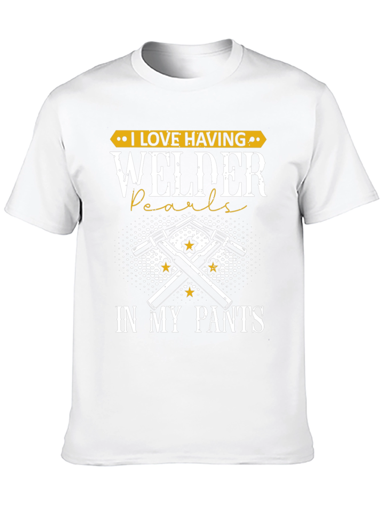Welder Pearls Graphic T-Shirt - Funny Welding Tee