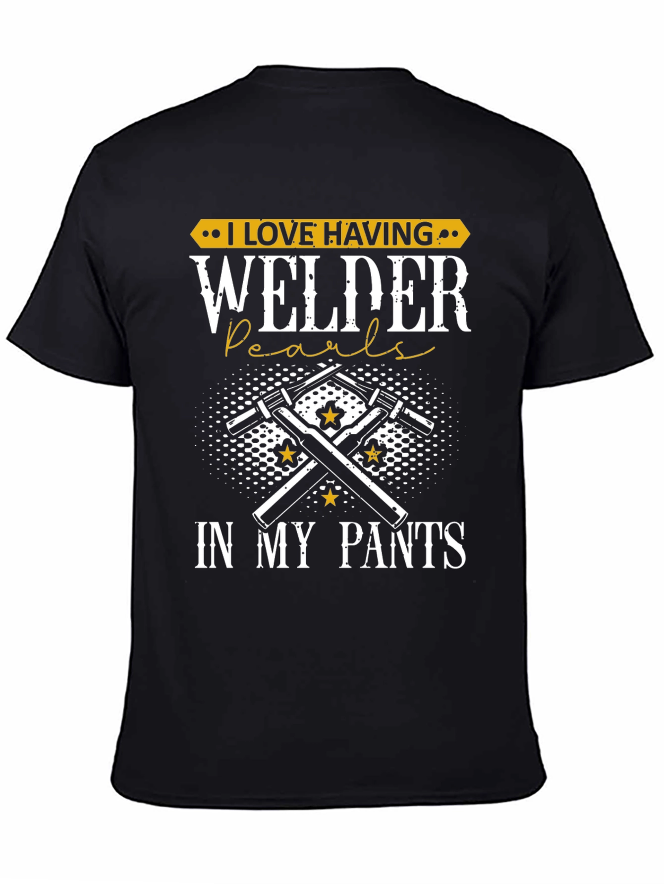 Welder Pearls Graphic T-Shirt - Funny Welding Tee