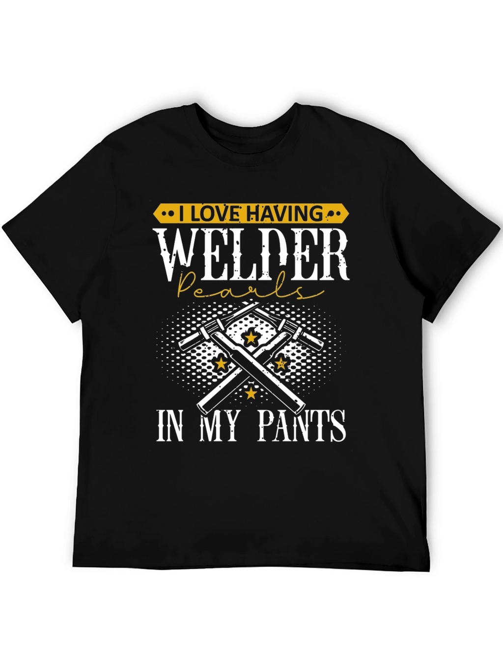 Welder Pearls Graphic T-Shirt - Funny Welding Tee