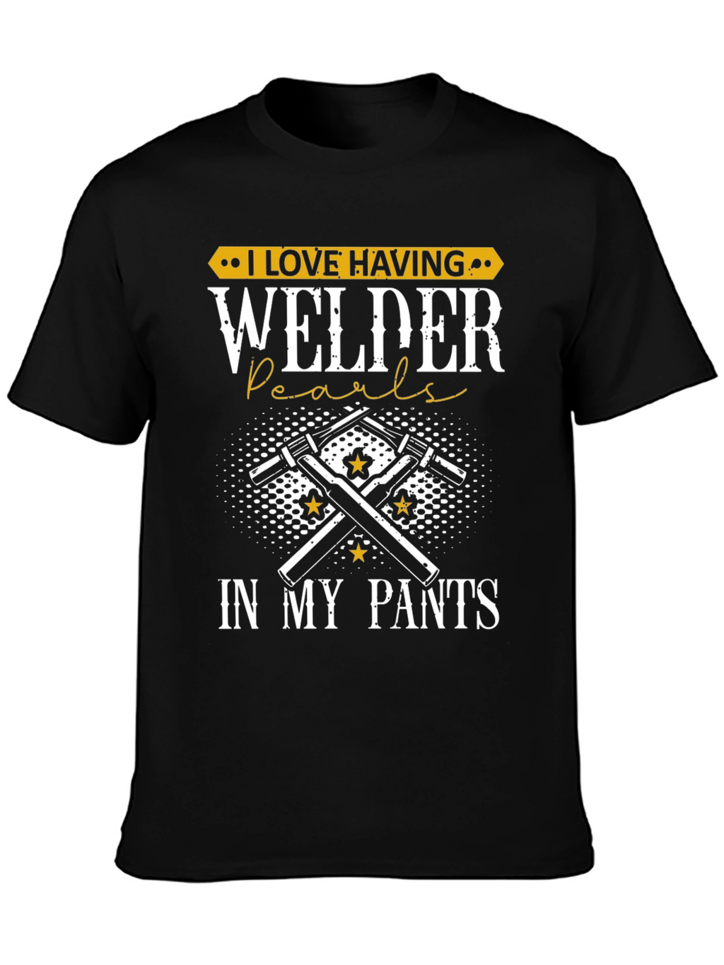 Welder Pearls Graphic T-Shirt - Funny Welding Tee