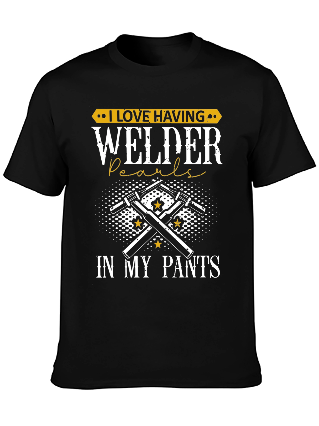 Welder Pearls Graphic T-Shirt - Funny Welding Tee