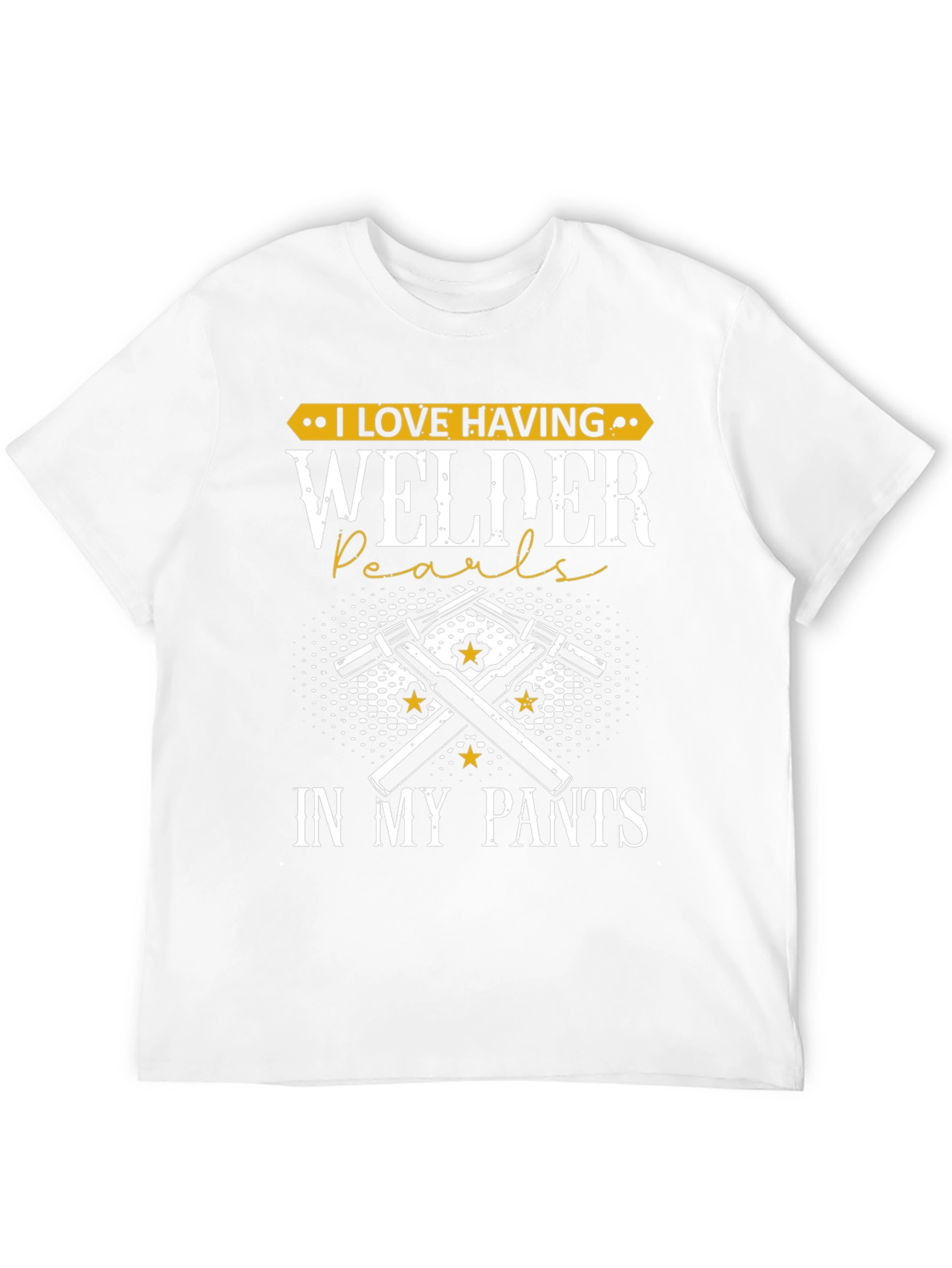 Welder Pearls Graphic T-Shirt - Funny Welding Tee