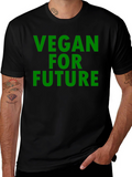 Vegan for Future Graphic T-Shirt - Black