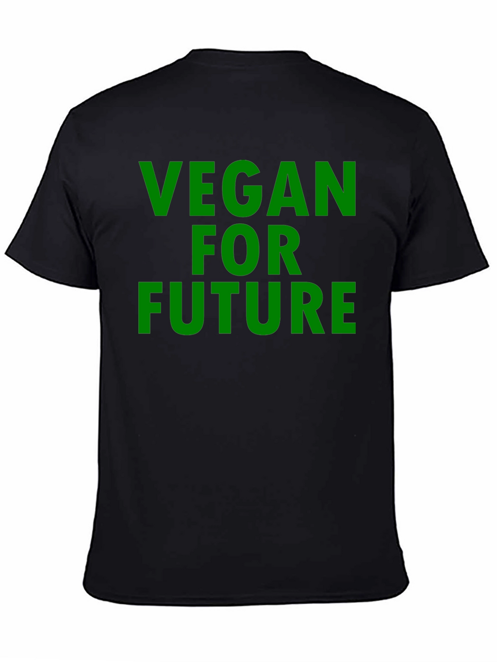 Vegan for Future Graphic T-Shirt - Black