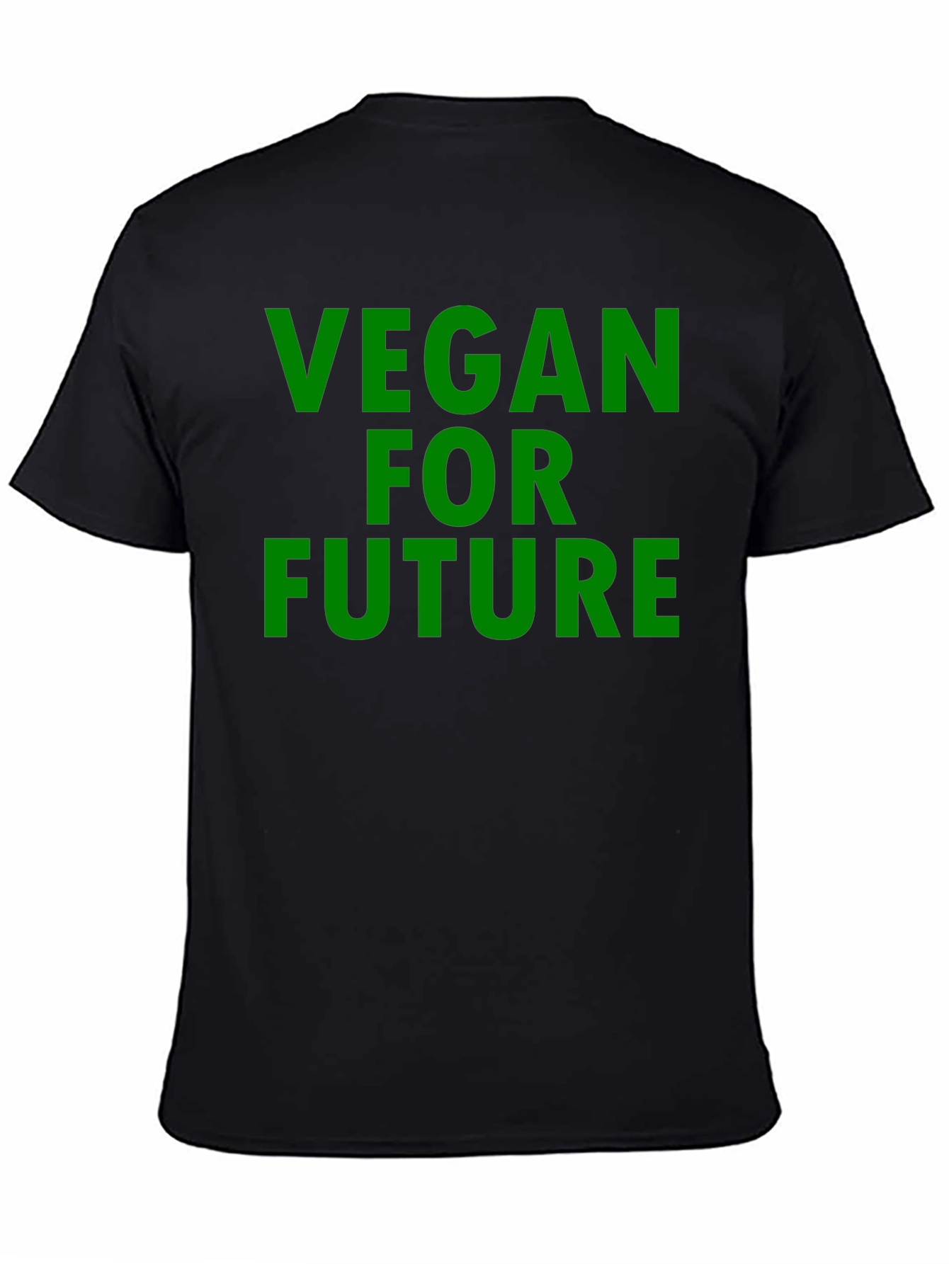 Vegan for Future Graphic T-Shirt - Black