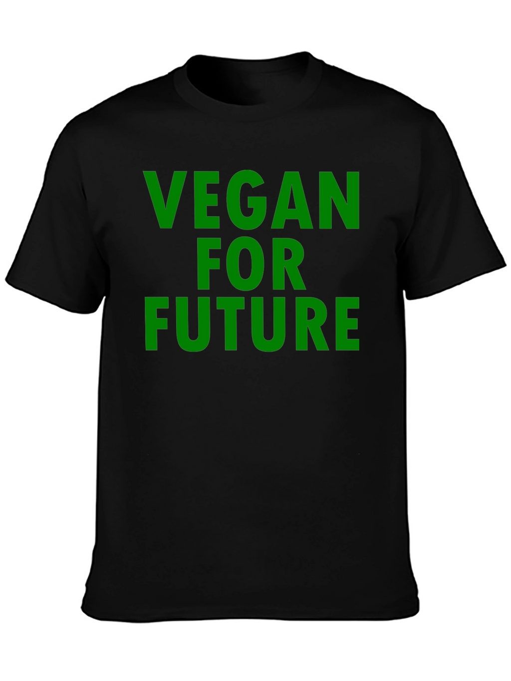 Vegan for Future Graphic T-Shirt - Black