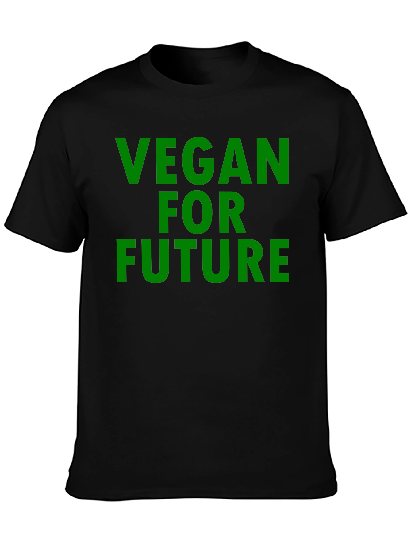 Vegan for Future Graphic T-Shirt - Black