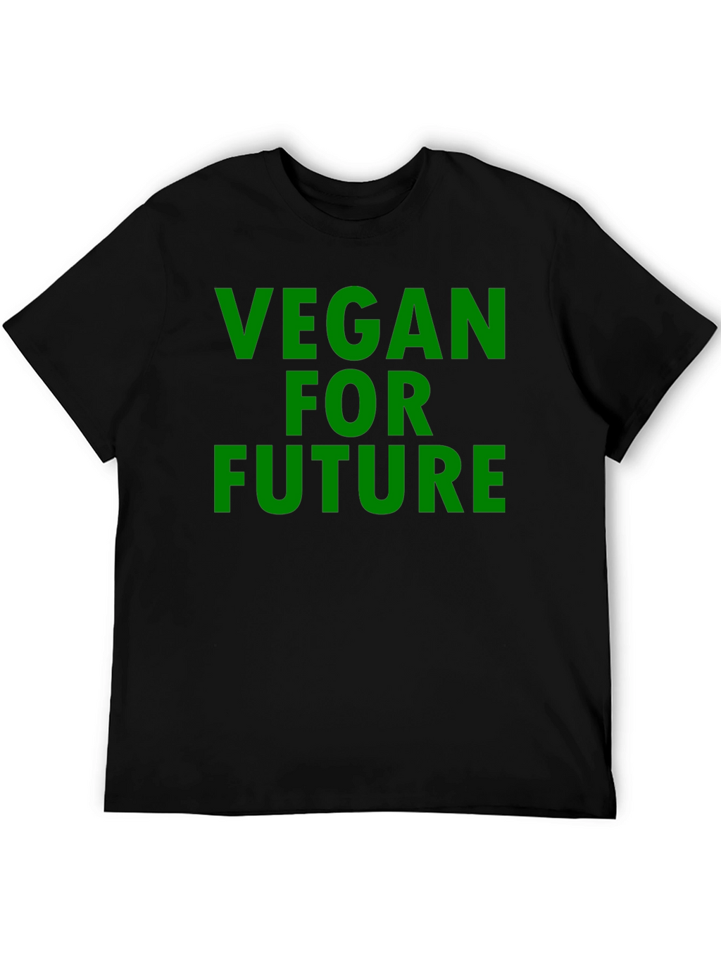 Vegan for Future Graphic T-Shirt - Black
