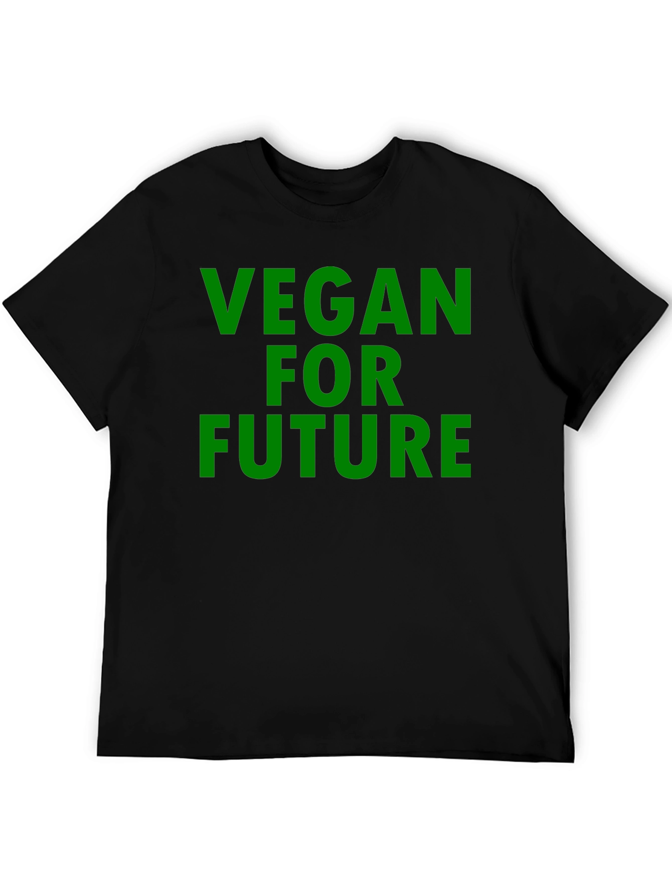 Vegan for Future Graphic T-Shirt - Black