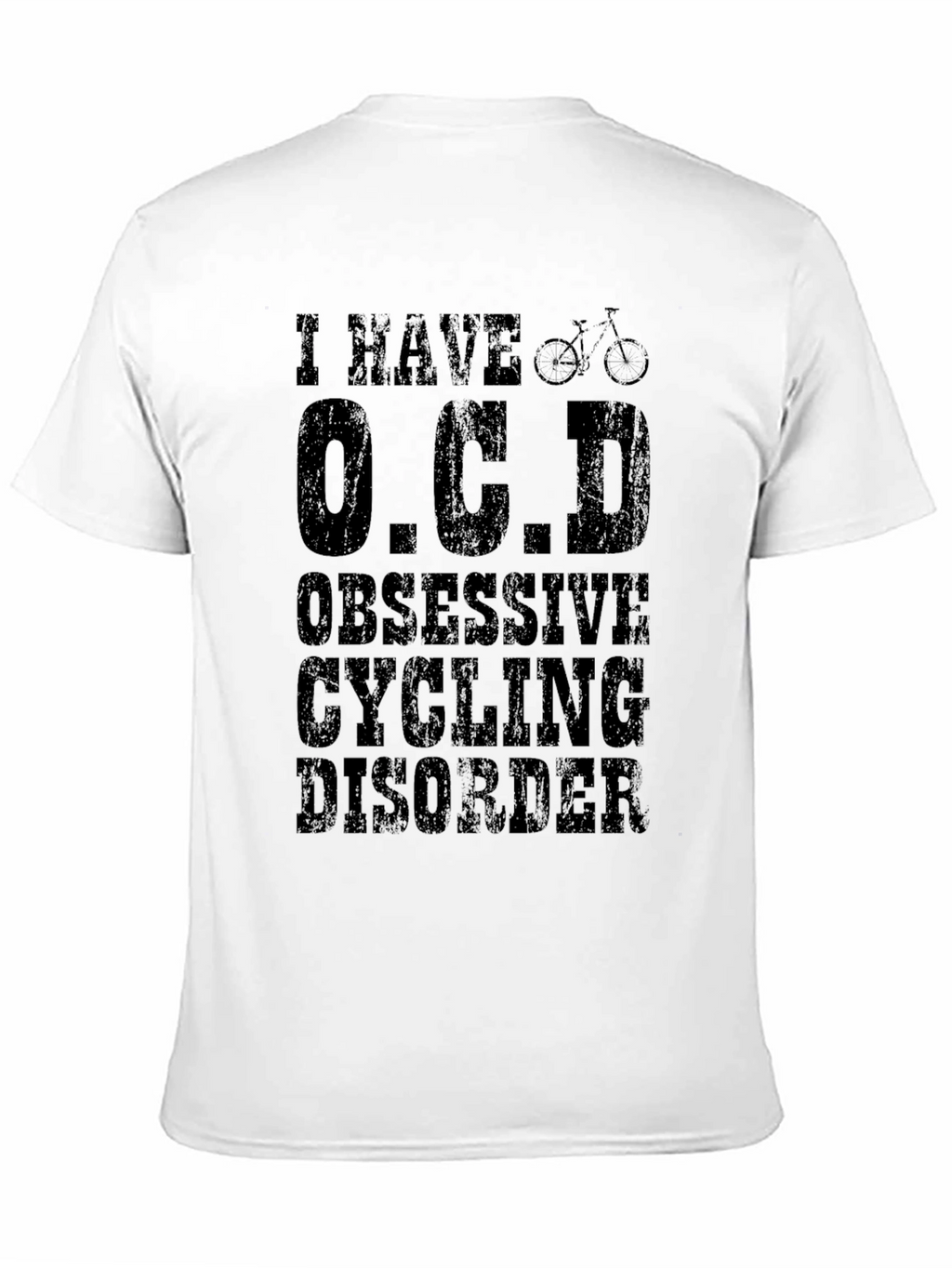 Funny OCD Obsessive Cycling Disorder T-Shirt