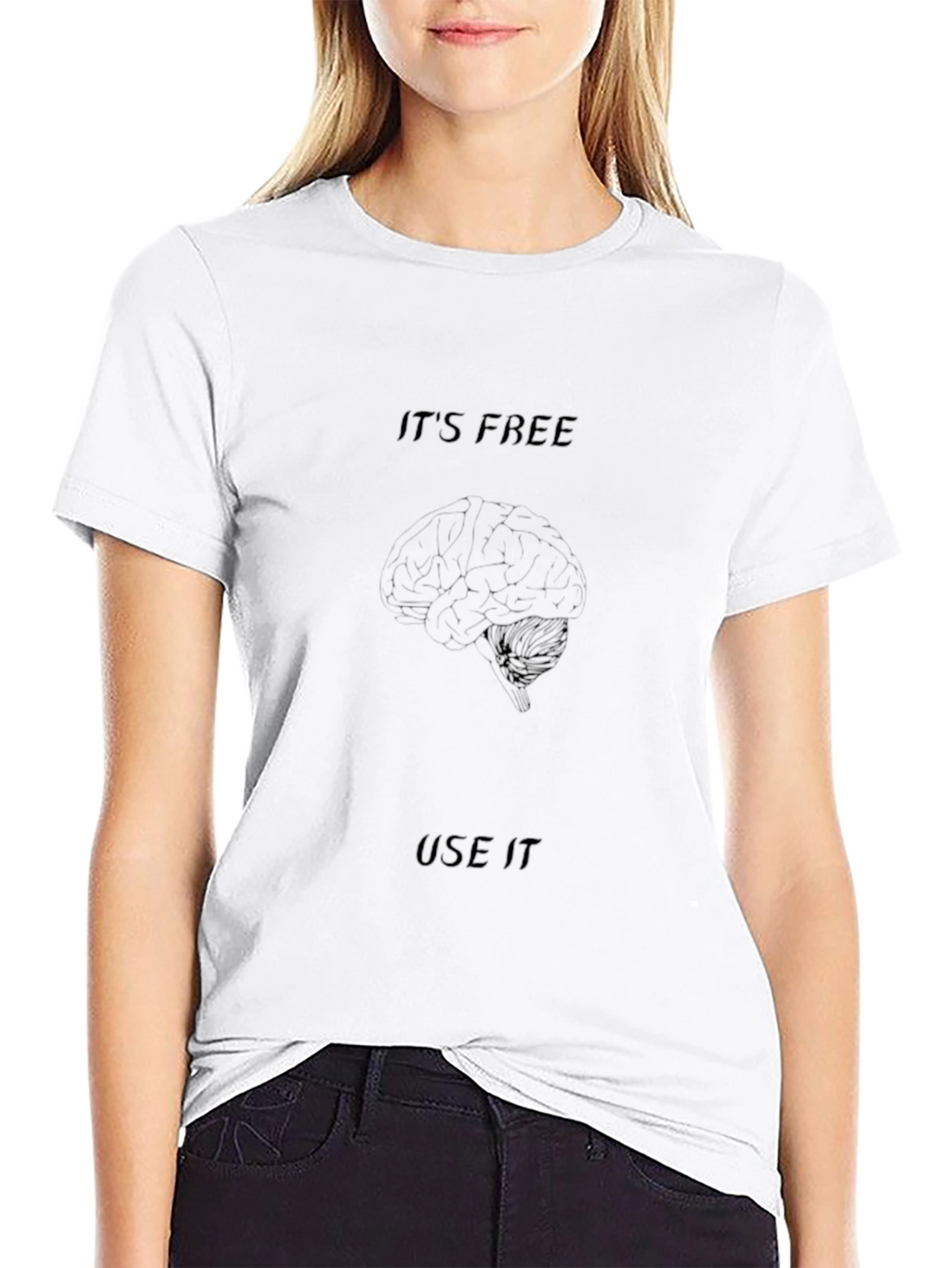 Its Free Use It Black T-Shirt