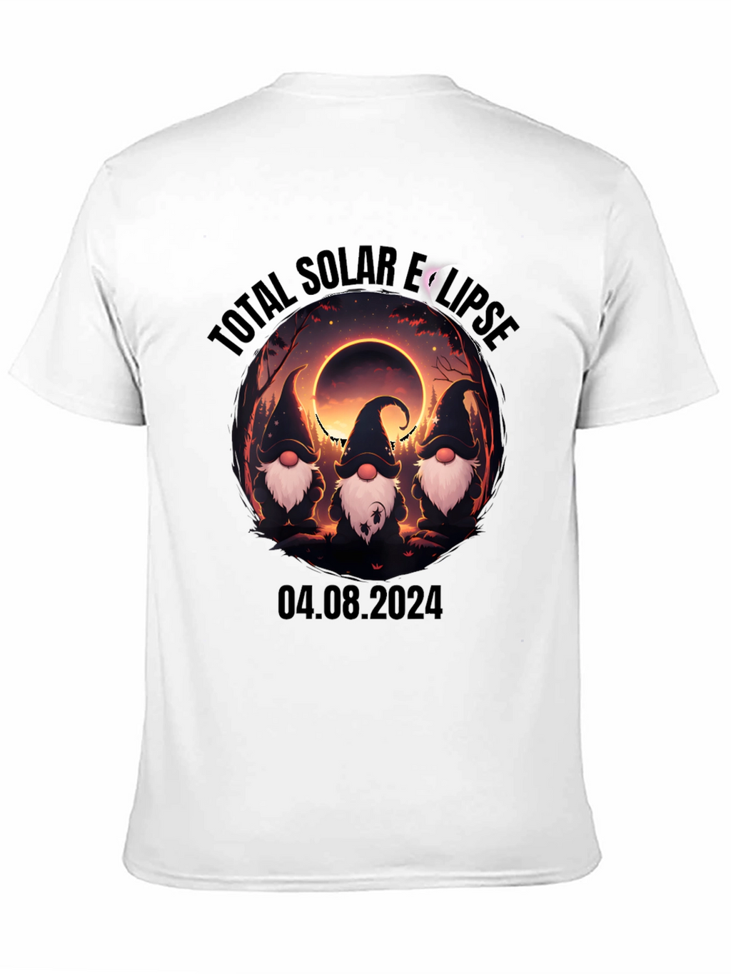 Total Solar Eclipse Gnomes T-Shirt - August 4 2024