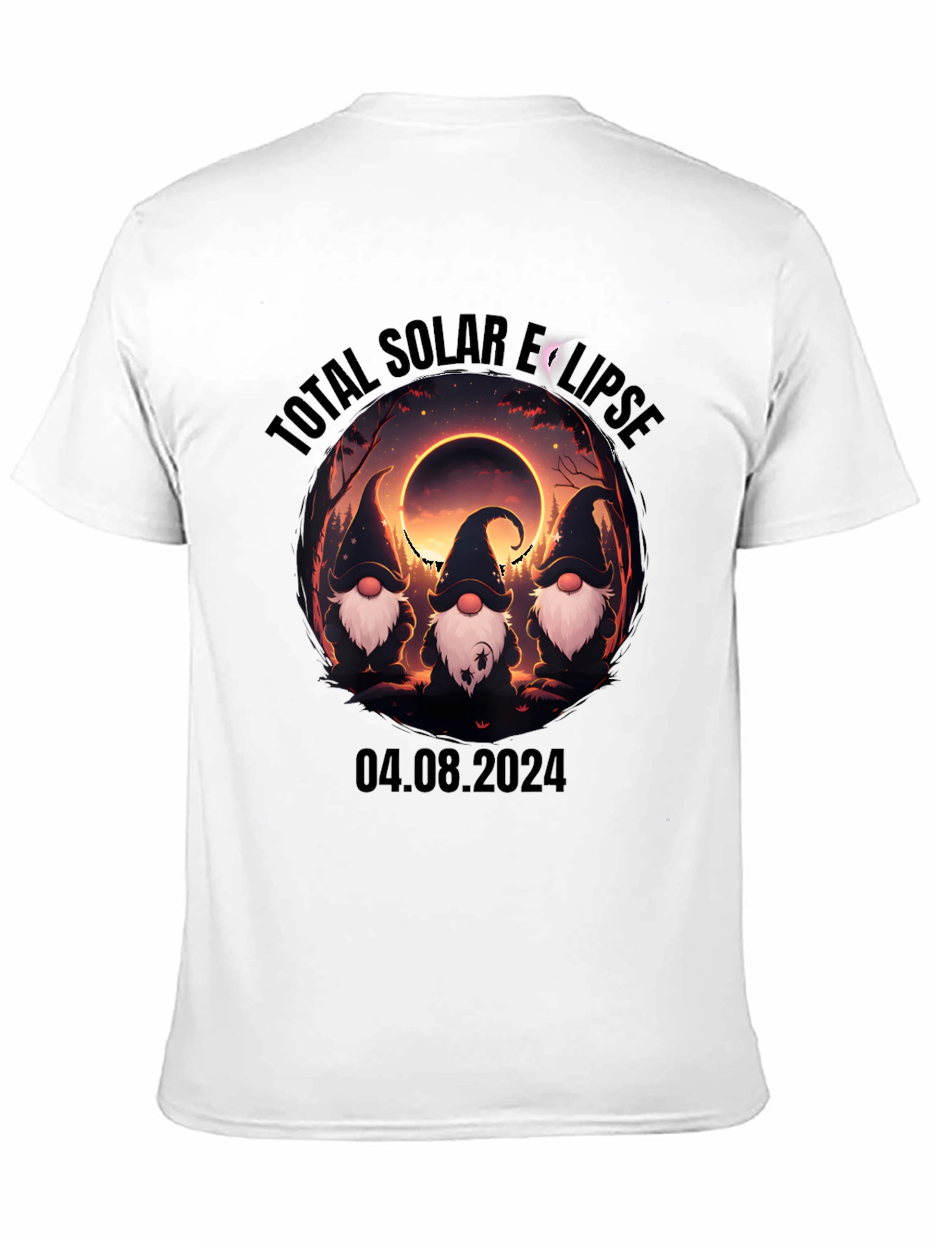 Total Solar Eclipse Gnomes T-Shirt - August 4 2024