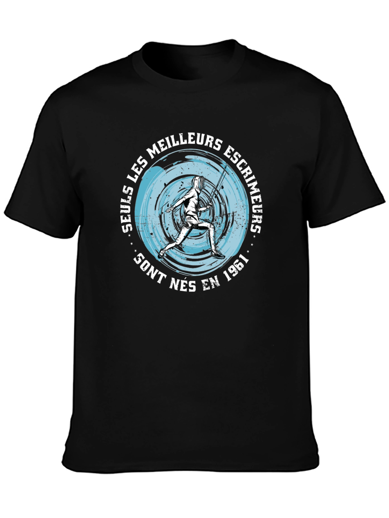 Fencing Graphic T-Shirt - Born in 1961