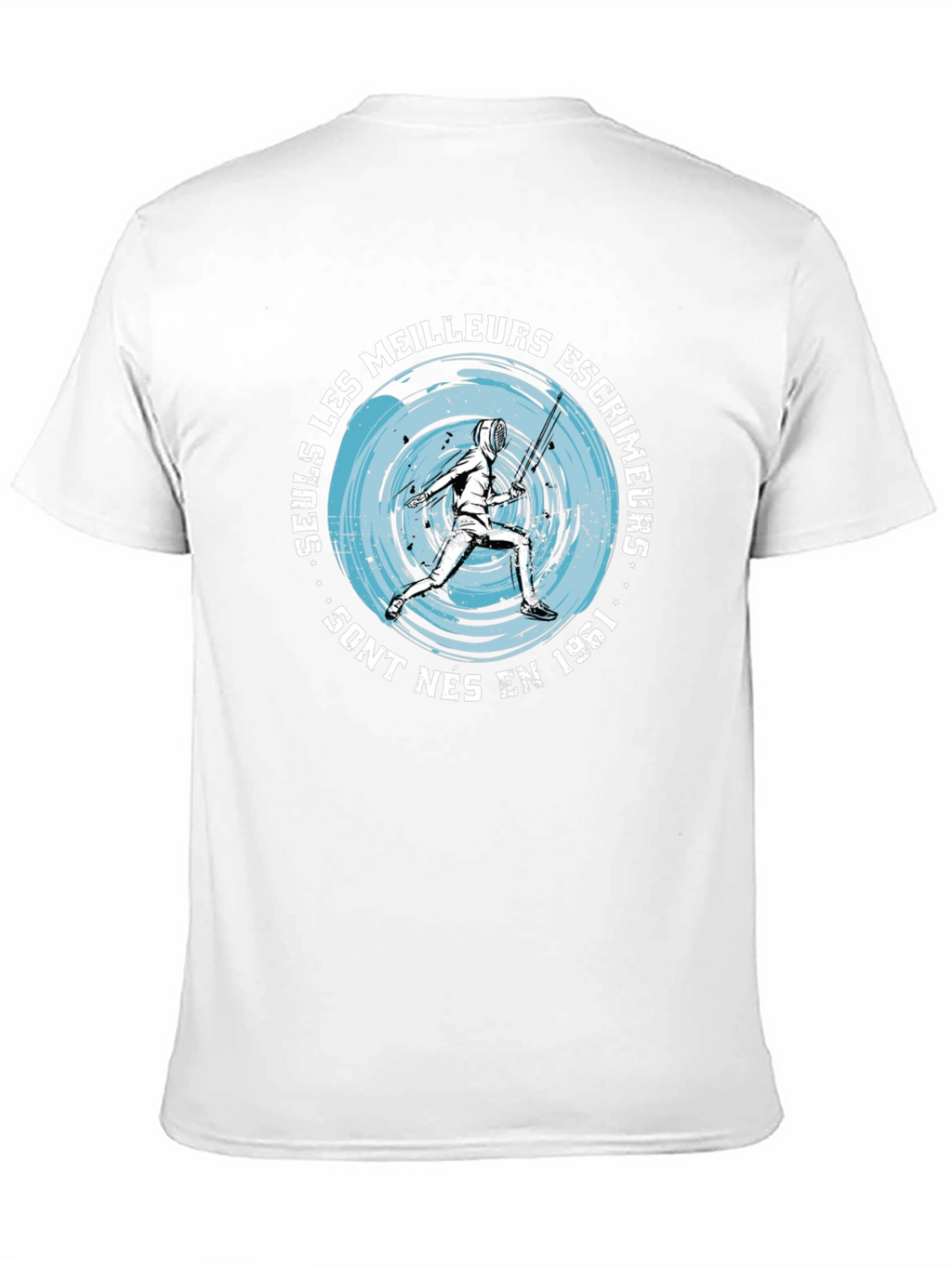 Fencing Graphic T-Shirt - Born in 1961