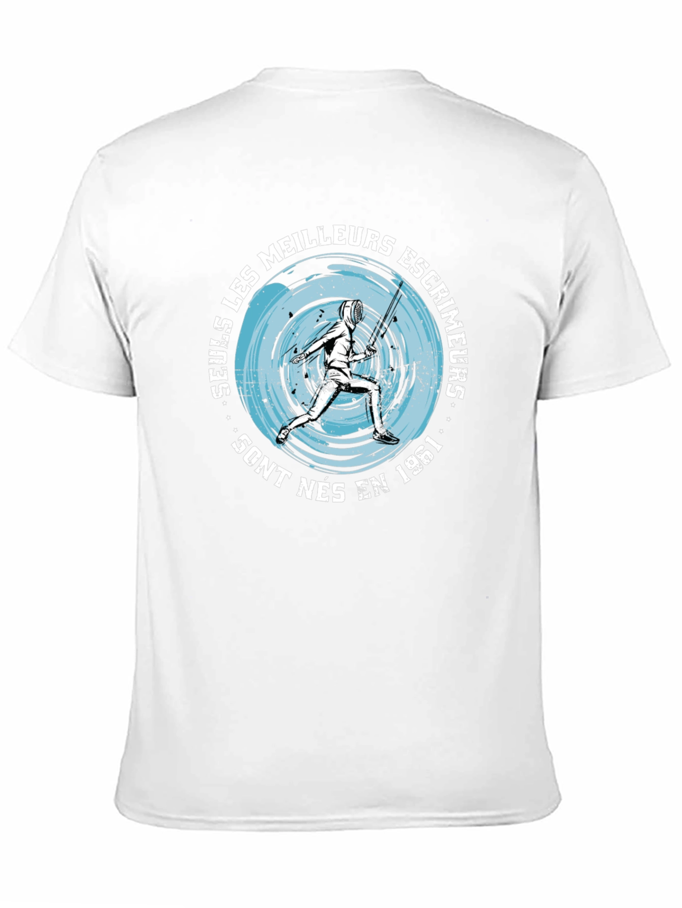Fencing Graphic T-Shirt - Born in 1961