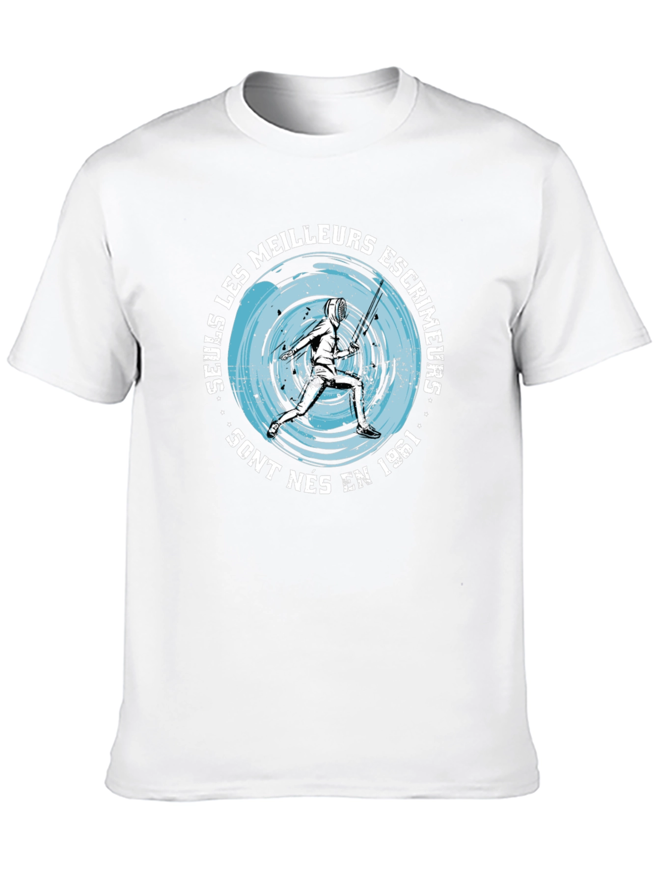 Fencing Graphic T-Shirt - Born in 1961