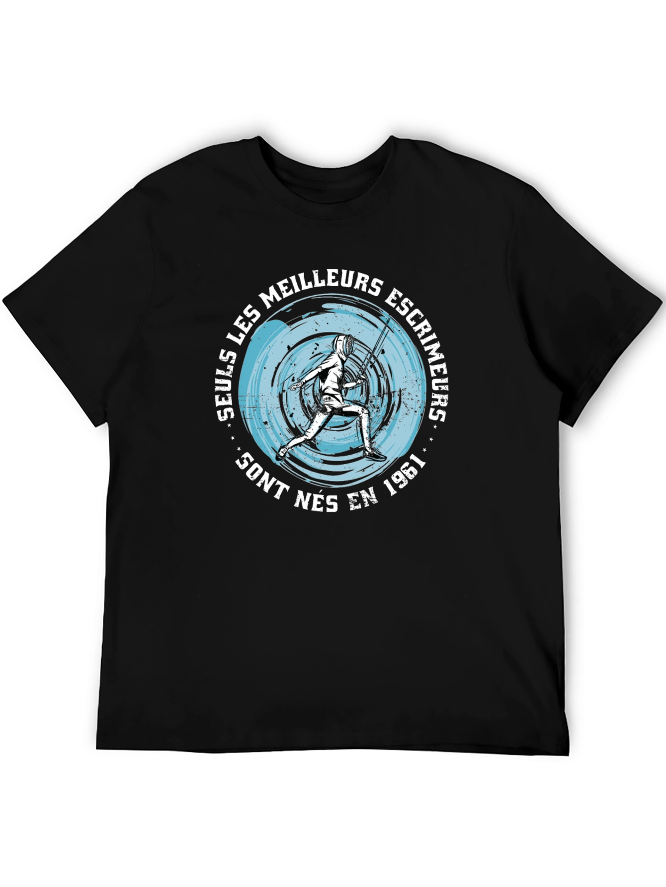 Fencing Graphic T-Shirt - Born in 1961