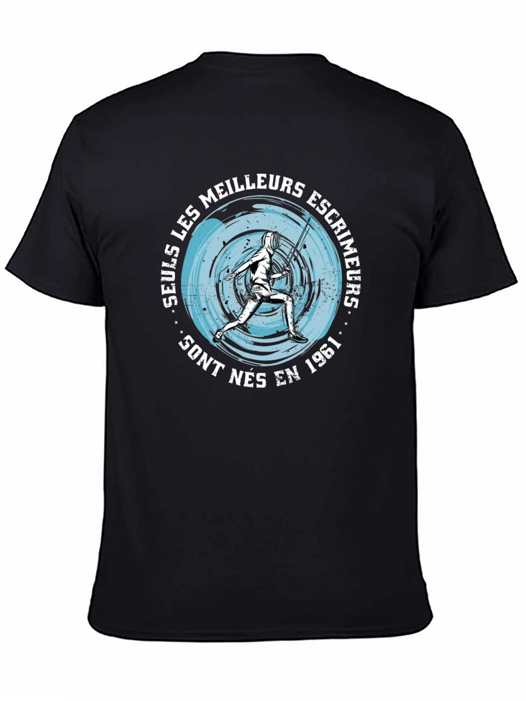 Fencing Graphic T-Shirt - Born in 1961