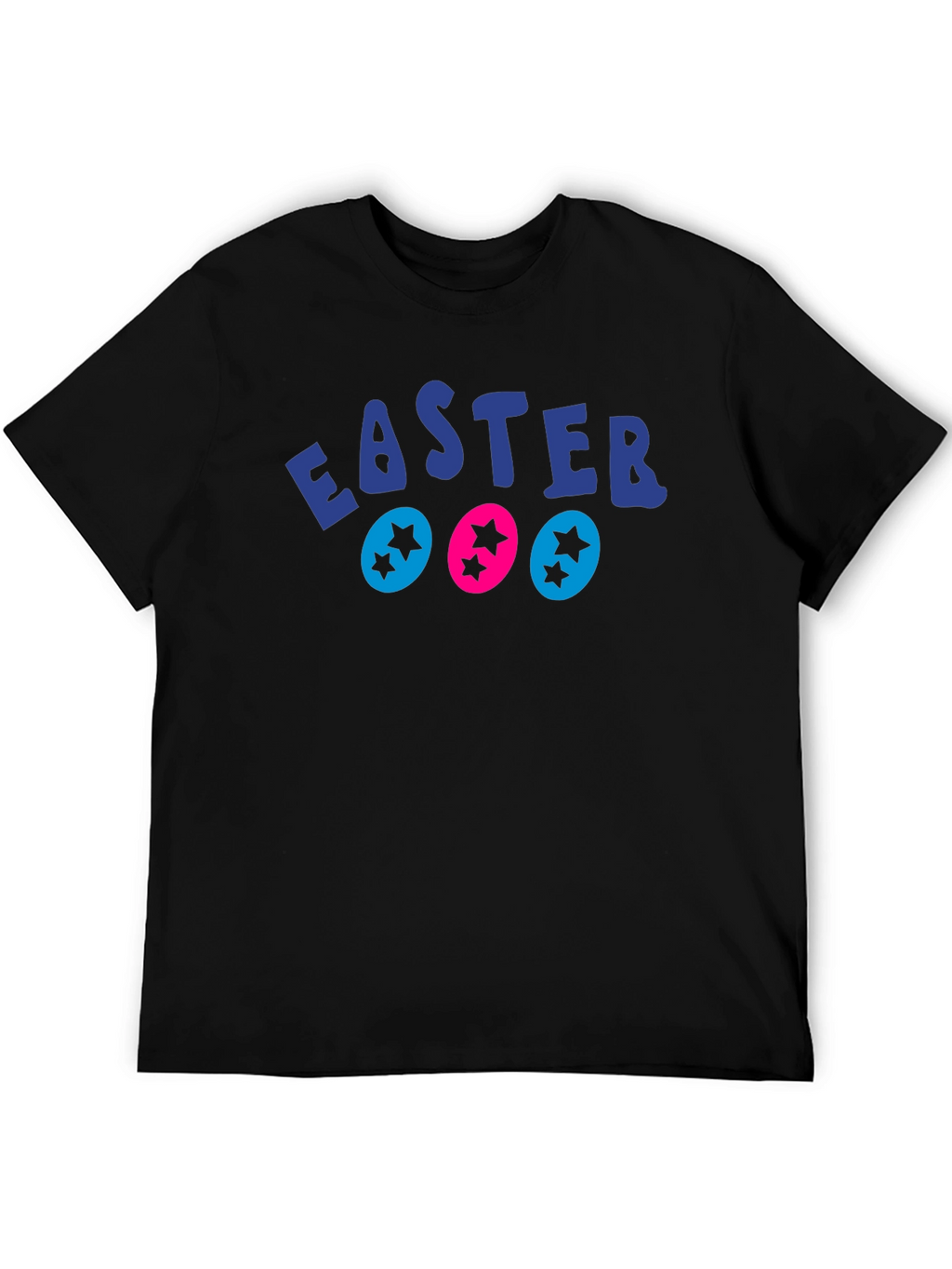 Easter Egg Star T-Shirt - Black