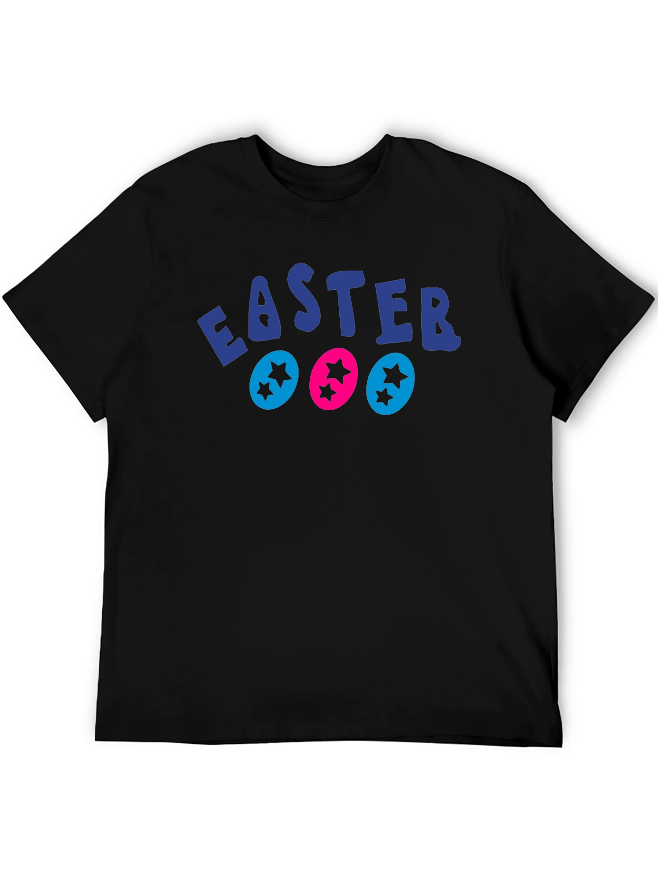 Easter Egg Star T-Shirt - Black